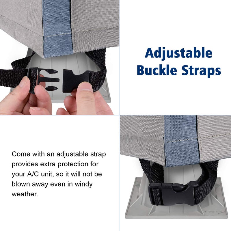 BOLTLINK Air Conditioner Covers for Outside Units, AC Unit Covers Outdoor Fits up to 32 x 32 x 28 inches - Image 5